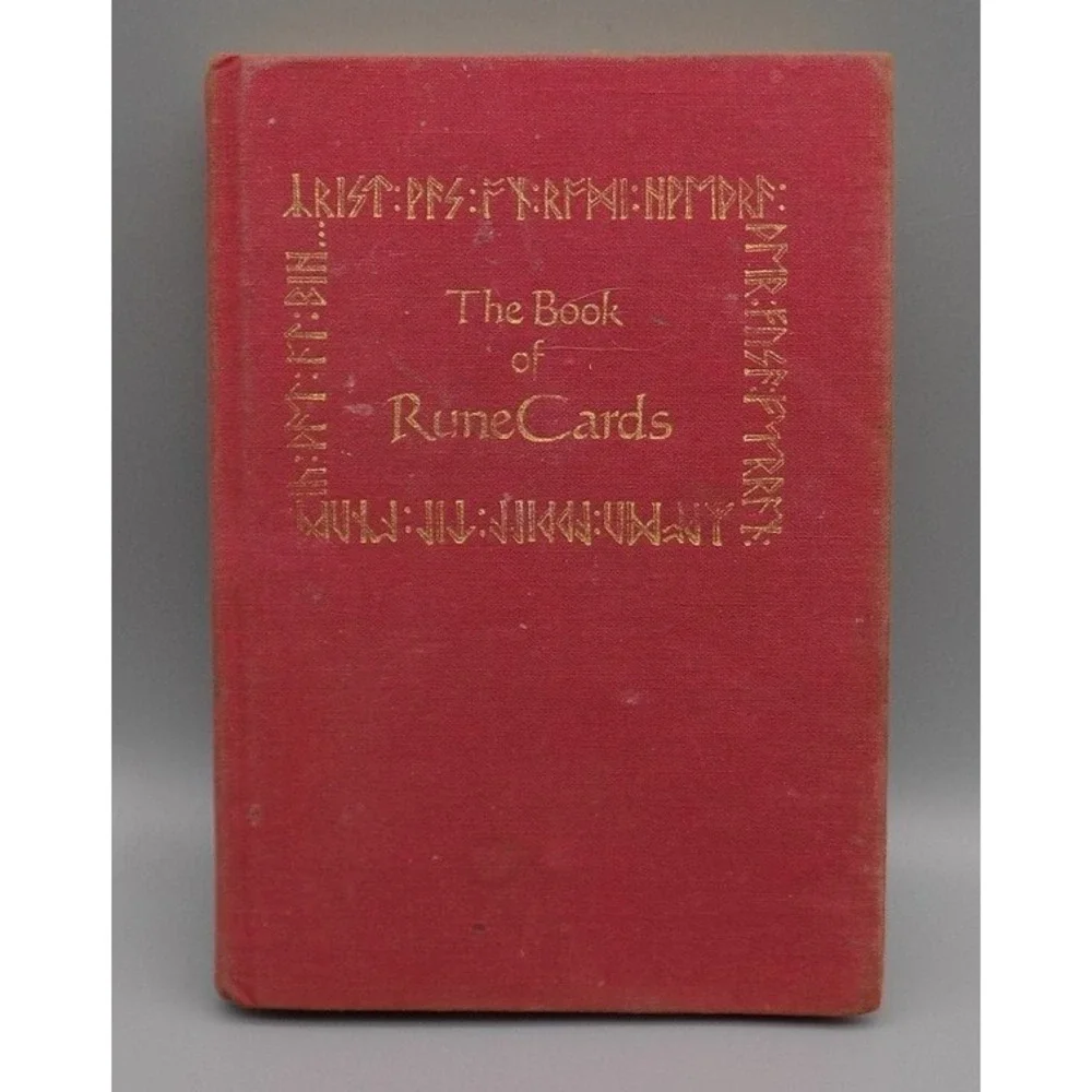 1st Ed The Book of Rune Cards Ralph Blum Sacred Play Self-Discovery D&D 1989